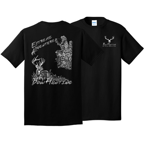 Bowhunting The Ultimate Adventure Tee Black