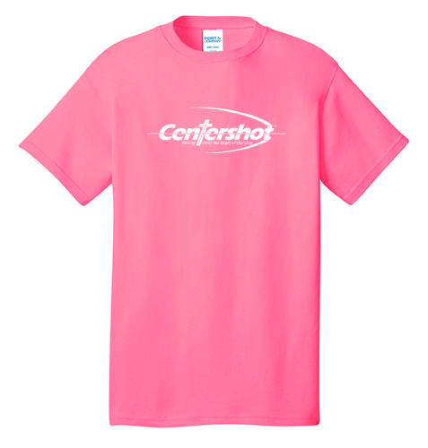Port Company Core Cotton Tee Neon Pink Color