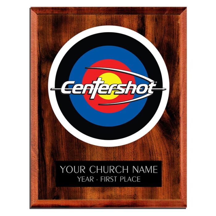 Centershot Customized Target Plaque
