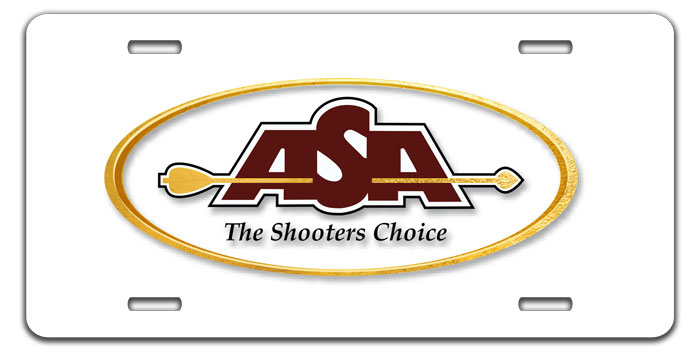 ASA License Plate